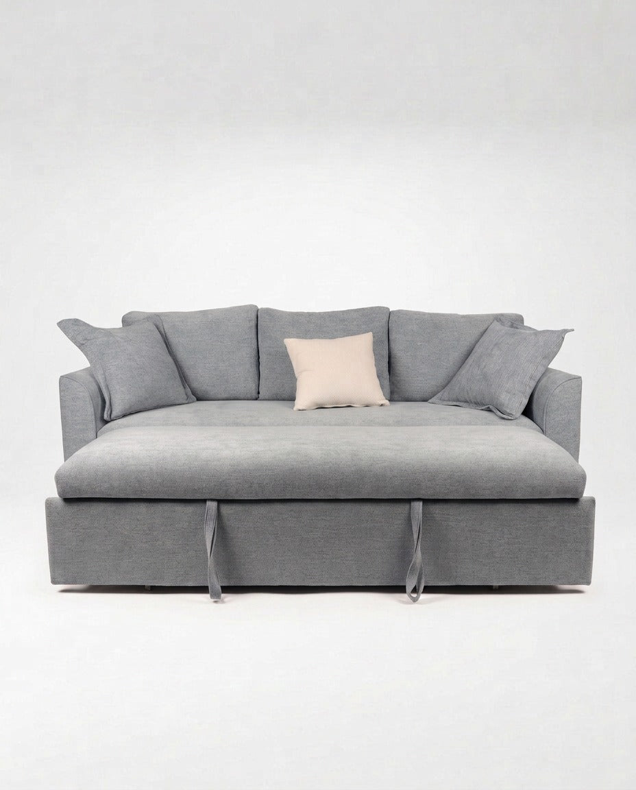 Mery Beech Wood Sofa Bed 210x90cm