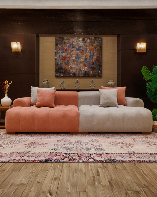 Akhen  Zan wooden sofa 250x75cm