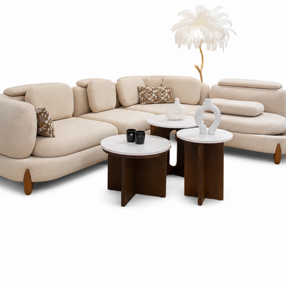 Moon  Coffee Tables Set - 3 Pieces