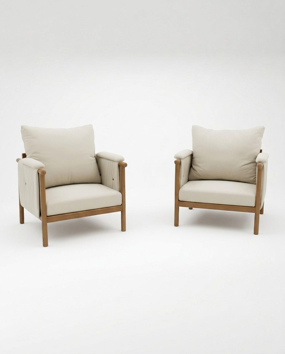 Taj Two armchairs 85x70cm