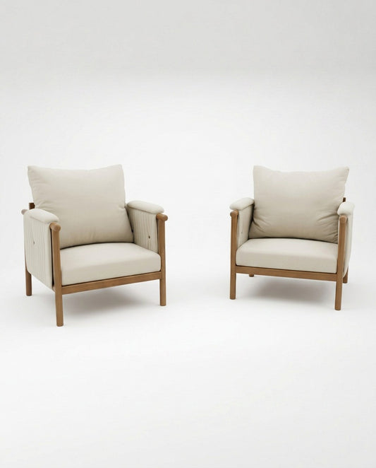 Taj Two armchairs 85x70cm