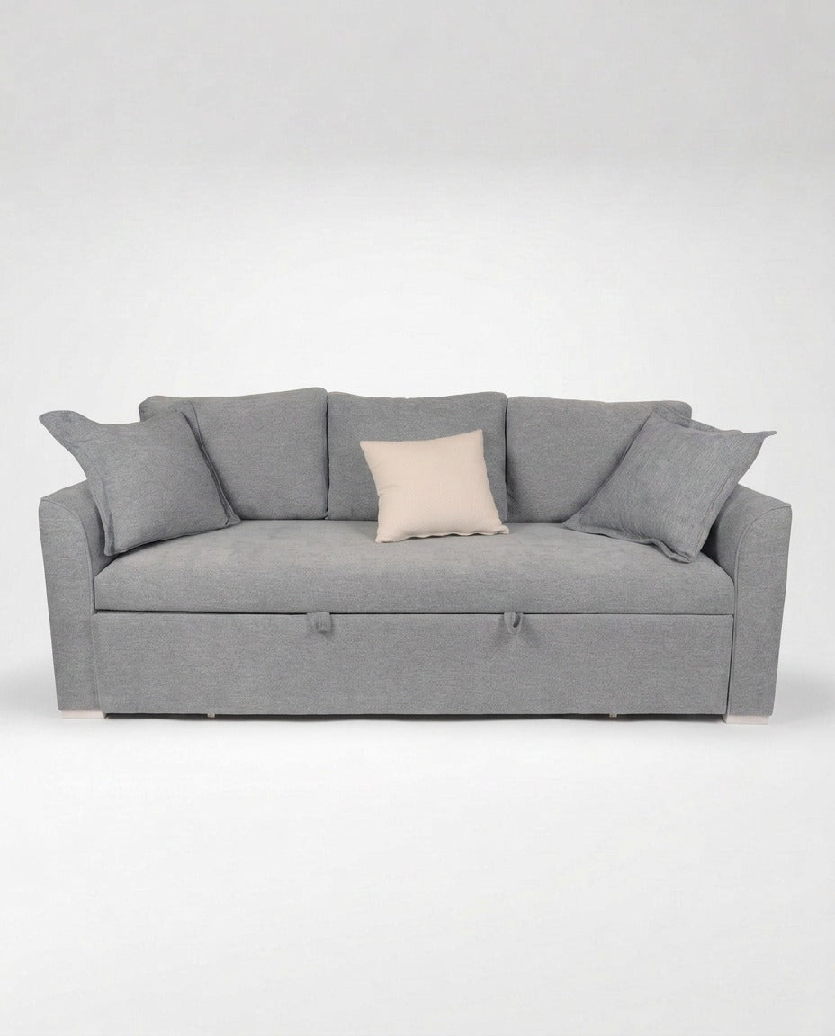 Mery Beech Wood Sofa Bed 210x90cm
