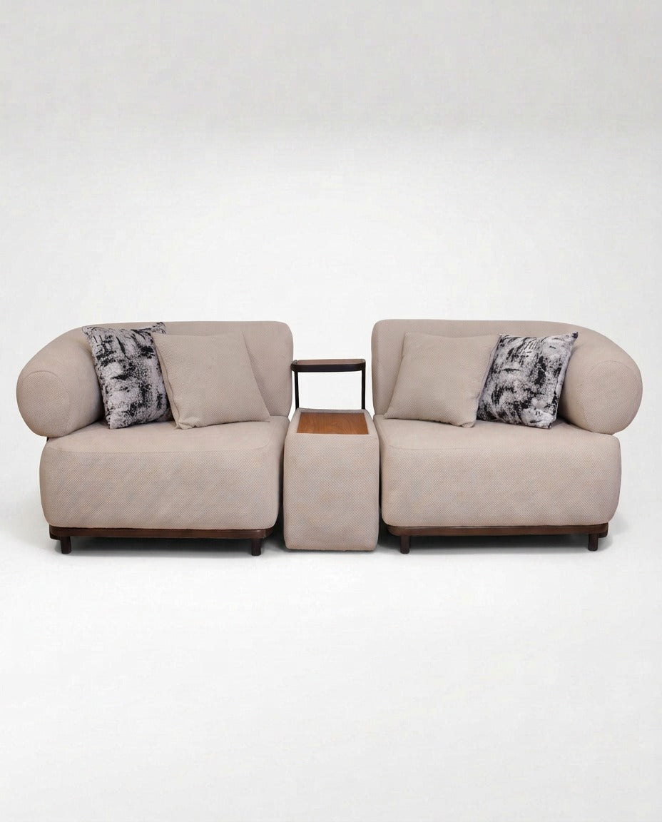 Iset Beech wood sofa 210x70cm